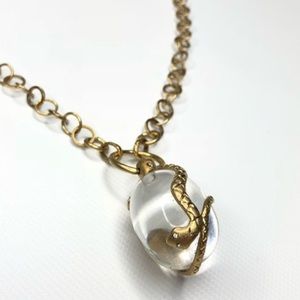 Stella and dot serpent Necklace (gold tone)